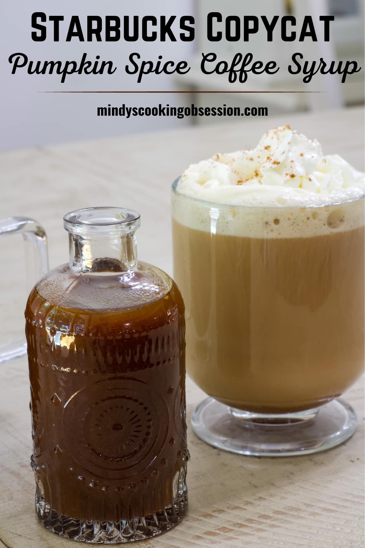 Easy Starbucks Pumpkin Spice Coffee Syrup Recipe can be added to coffee or latte. Great as dessert sauce or with maple syrup for pancakes.  via @mindyscookingobsession