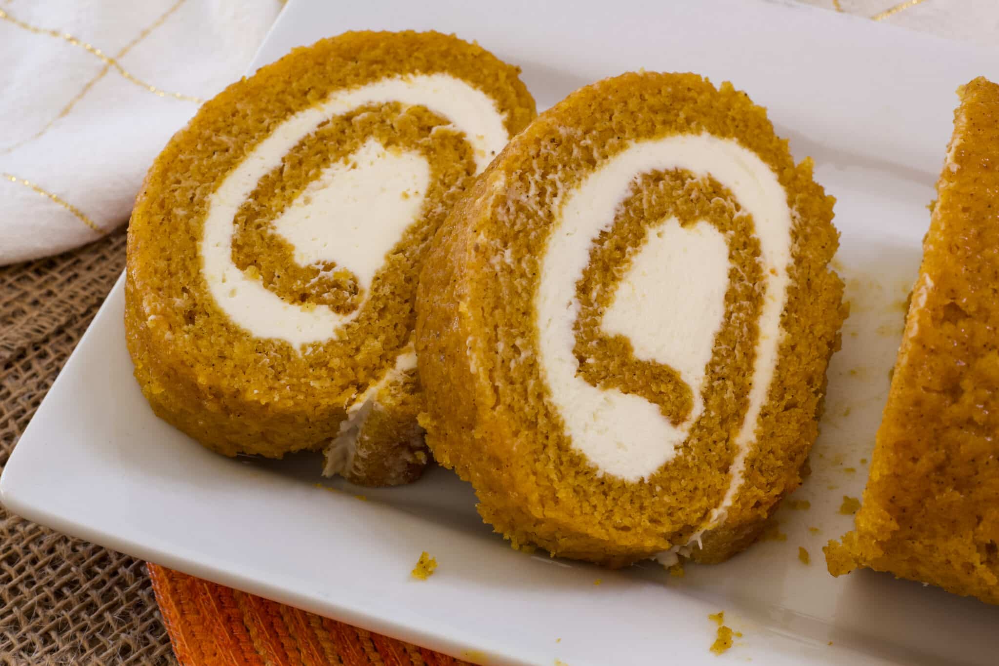 Pumpkin Roll with Cream Cheese Filling - Mindy's Cooking Obsession
