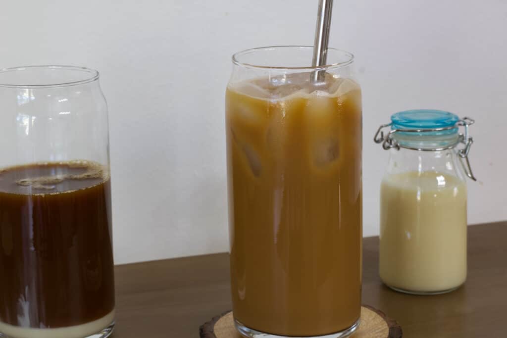 Iced Coffee with Condensed Milk - The Dinner Bite