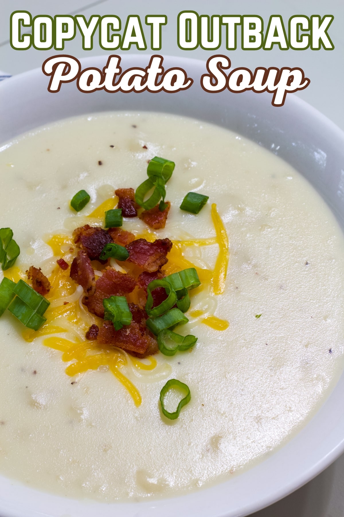 Indulge in the comfort of Outback Steakhouse Potato Soup with our quick 1-pot, 15-min recipe. A hearty bowl of creamy goodness awaits! via @mindyscookingobsession