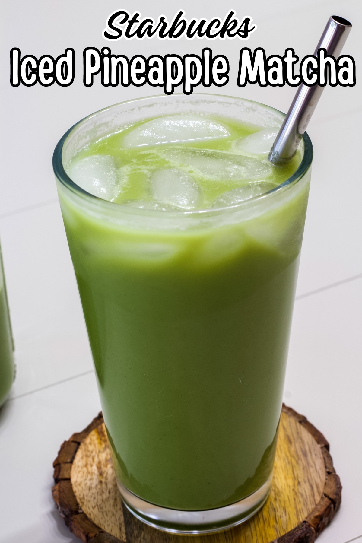 Enjoy a delicious Copycat Starbucks Iced Pineapple Matcha Drink at home. Follow our recipe for a refreshing matcha-based drink with pineapple juice, coconut milk, ginger and just a bit of sugar. via @mindyscookingobsession