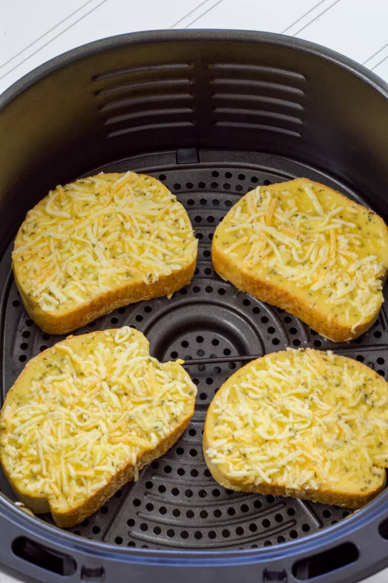 Air Fryer Frozen Garlic Bread (Texas Toast or loaf) Mindy's Cooking