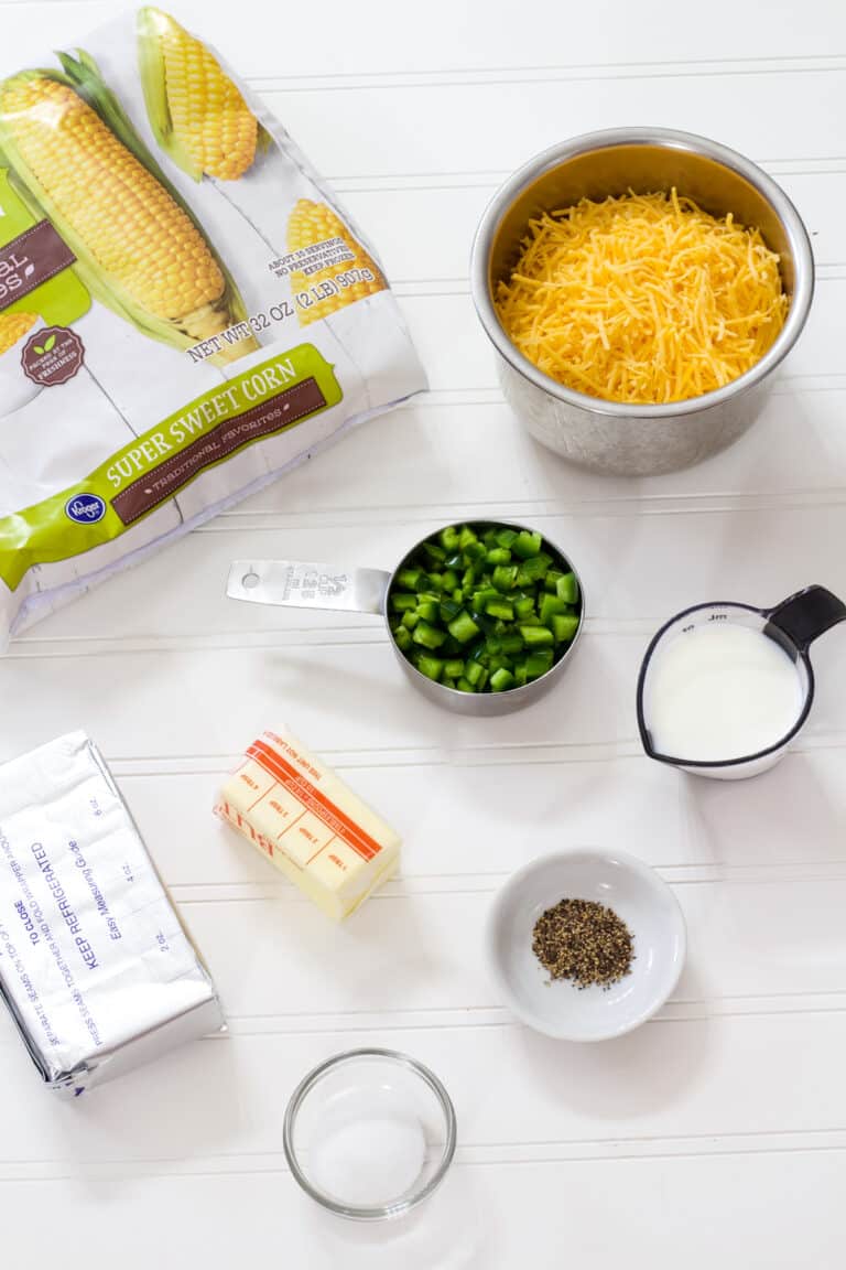 Easy Jalapeno Cream Cheese Corn Casserole Recipe Mindy's Cooking