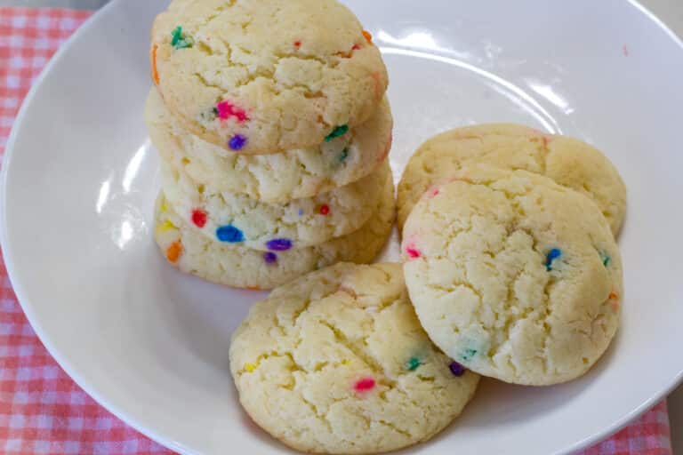 Easy Funfetti Cookies Recipe (made with cake mix) Mindy's Cooking