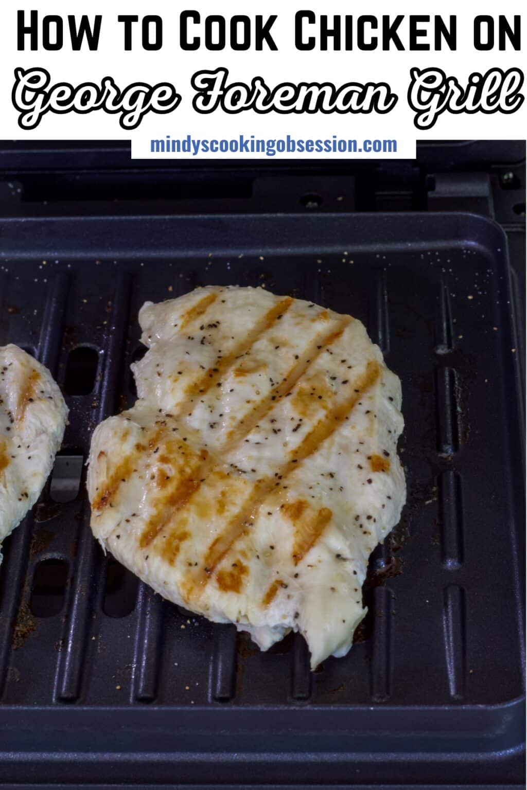How to Cook Chicken Breast on Foreman Grill Mindy's Cooking