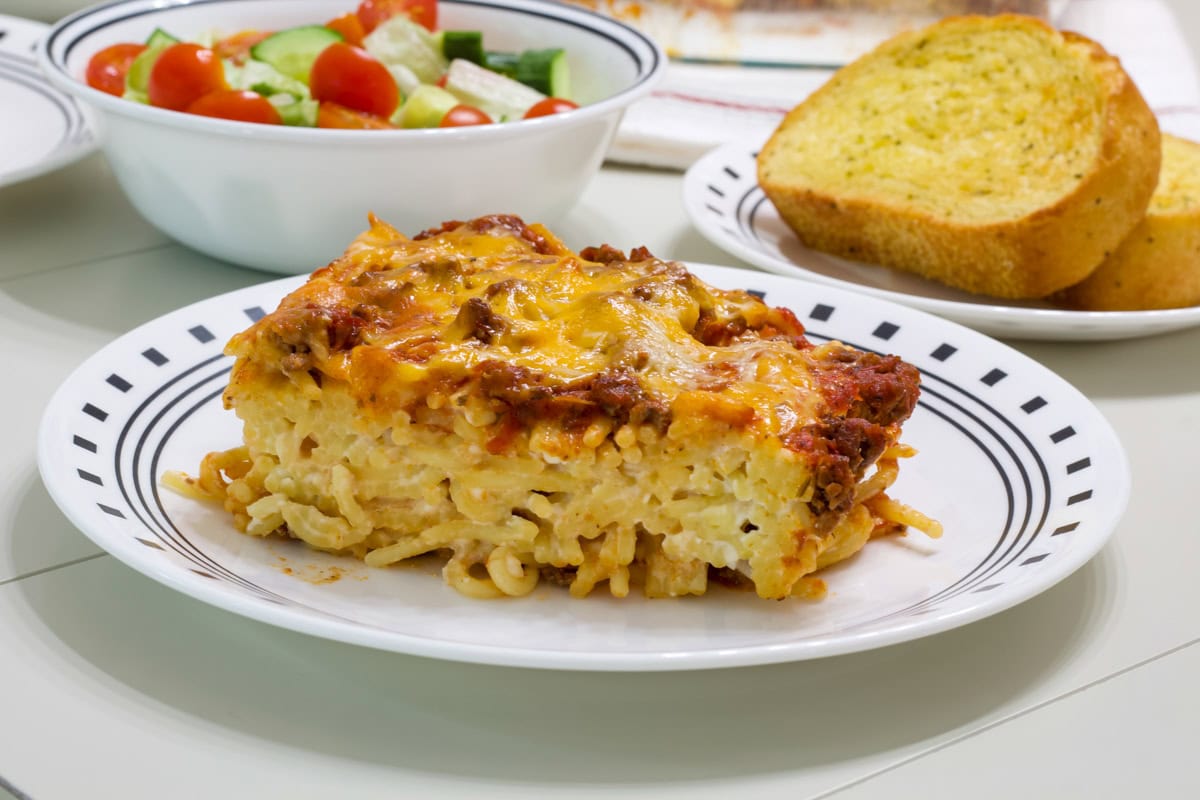 CREAMY BAKED SPAGHETTI RECIPE visual data 6