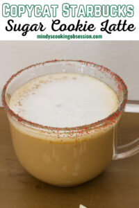 Starbucks Sugar Cookie Latte - Mindy's Cooking Obsession