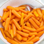 Feature image of a close up overhead view of the finished dish.