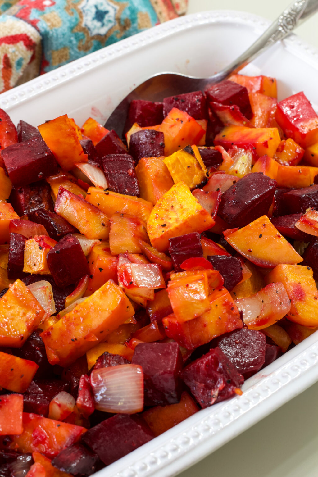 Roasted Beets and Sweet Potatoes - Mindy's Cooking Obsession