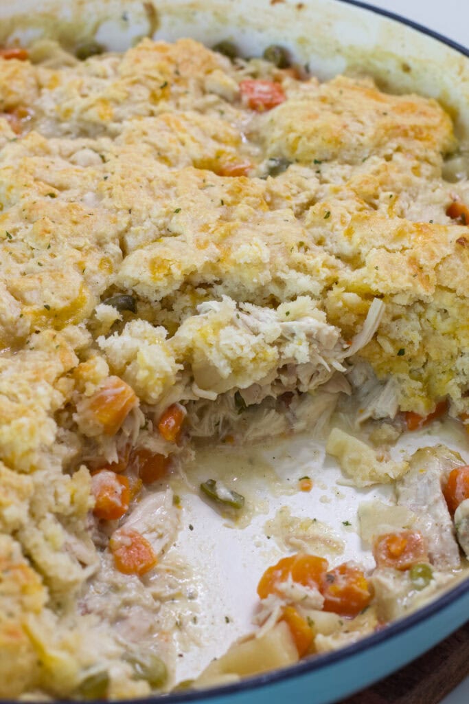 Easy Chicken Cobbler with Red Lobster Biscuit Mix (No Soup) - Mindy's  Cooking Obsession